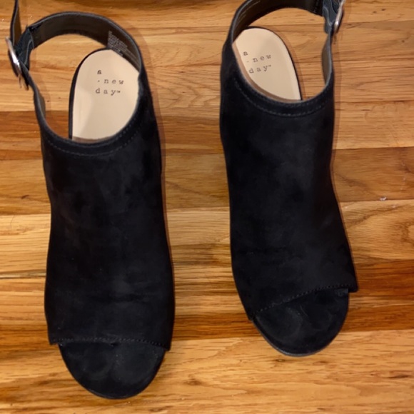 A New Day - Open Toe Heeled Pumps - 10 - Picture 9 of 12